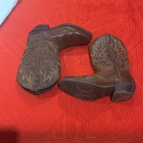 Authentic Men’s Laredo Leather Cowboy Boots - Picture 1 of 6